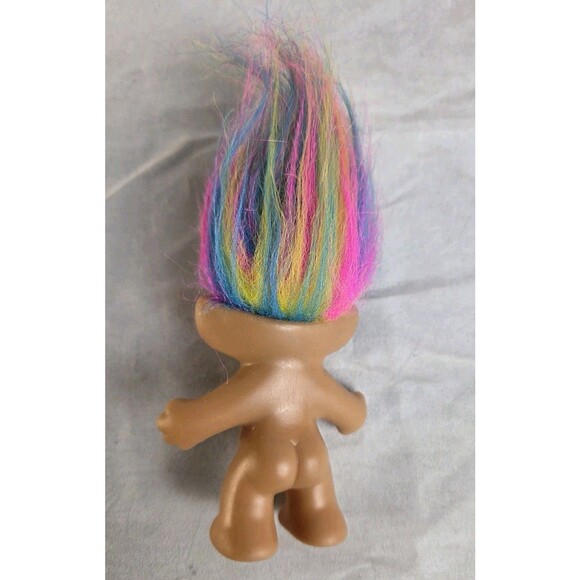 7 Vintage 90s TROLL DOLLS Figures RUSS Ace 1-5" Rainbow-Mini-Bunny-Mask/Cape LOT - Picture 6 of 16